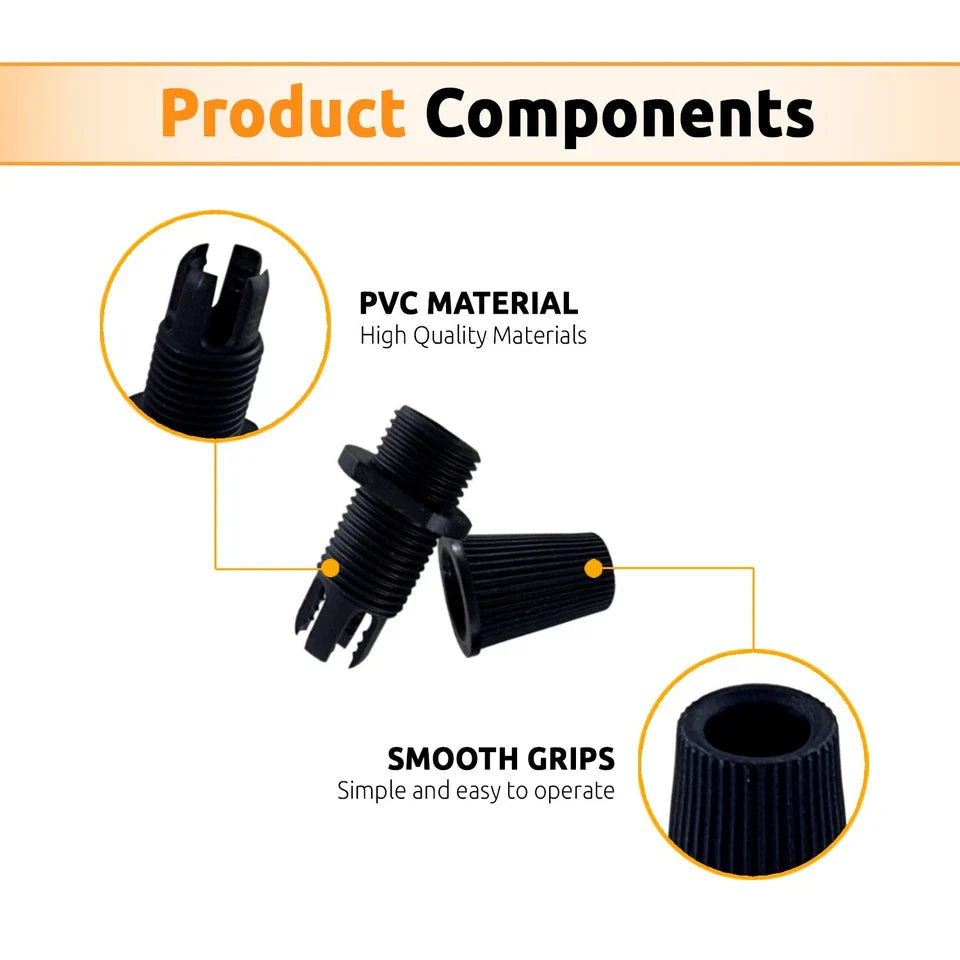 Versatile Durable Plastic 10mm Male Thread Cord Grips for Pendant Cables