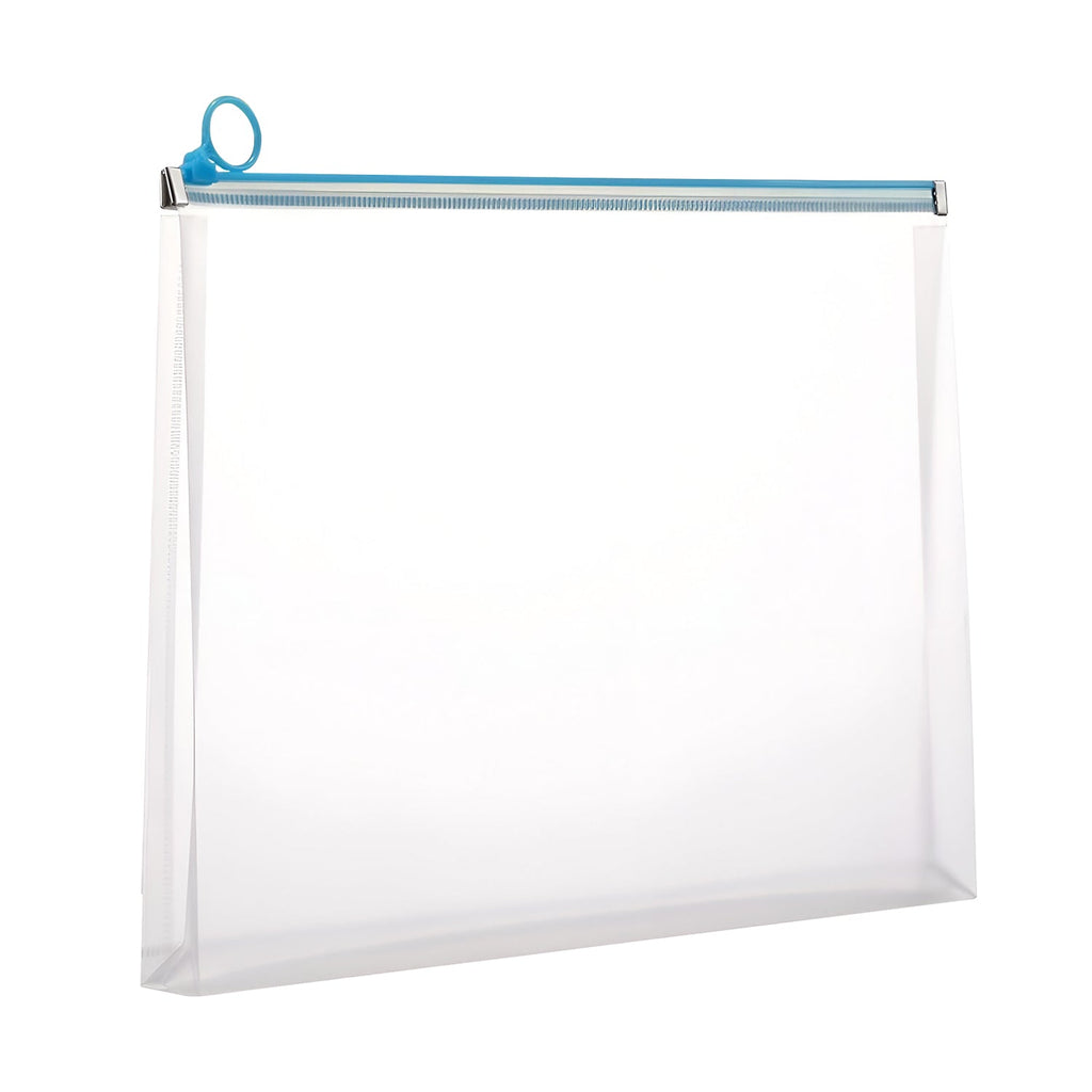 Clear Zipper Document Storage Bag: Waterproof, Durable, Portable File Organizer
