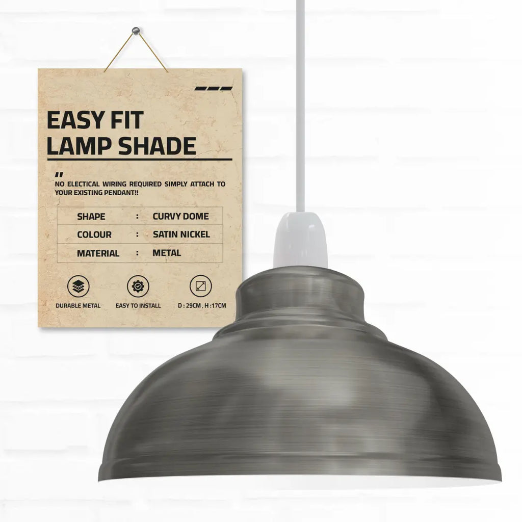 Curvy Dome Pendant Lighting & Ceiling Light Shade ~6159