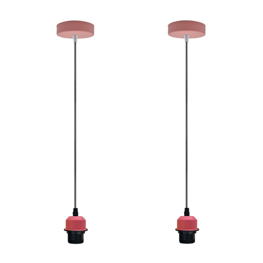 Adjustable Industrial E27 Ceiling Pendant Light Holder Fixture Kit