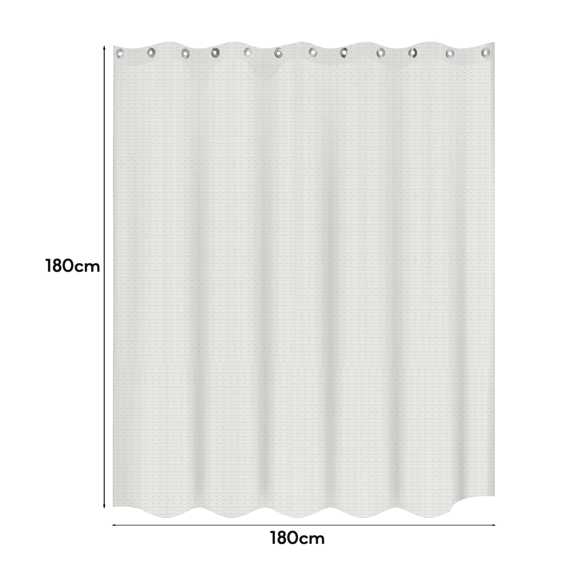 Durable EVA Mould Proof Waterproof Shower Curtain for Modern Bathtub Bathroom