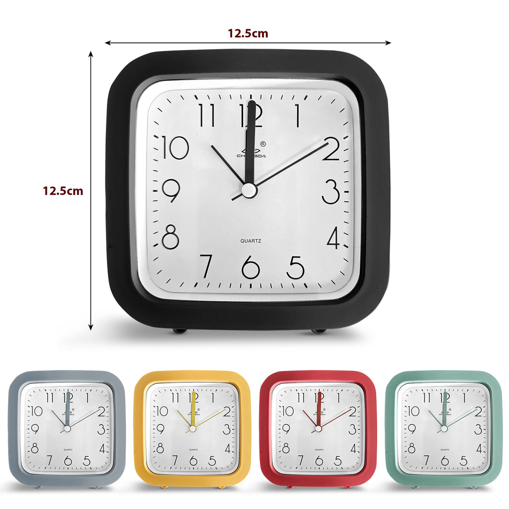 Small Alarm Analog Clocks for Students & Children (Bedside, Cute Design) ~5234