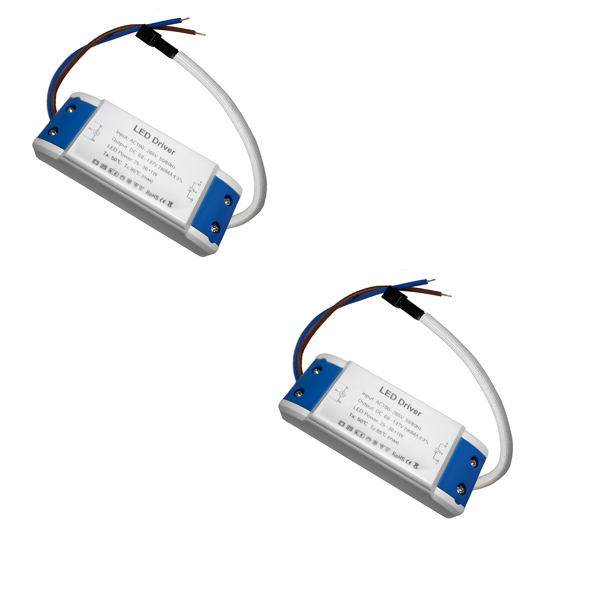 Dual-Pack AC/DC Constant Current LED Driver for G4 MR11 MR16 Lights
