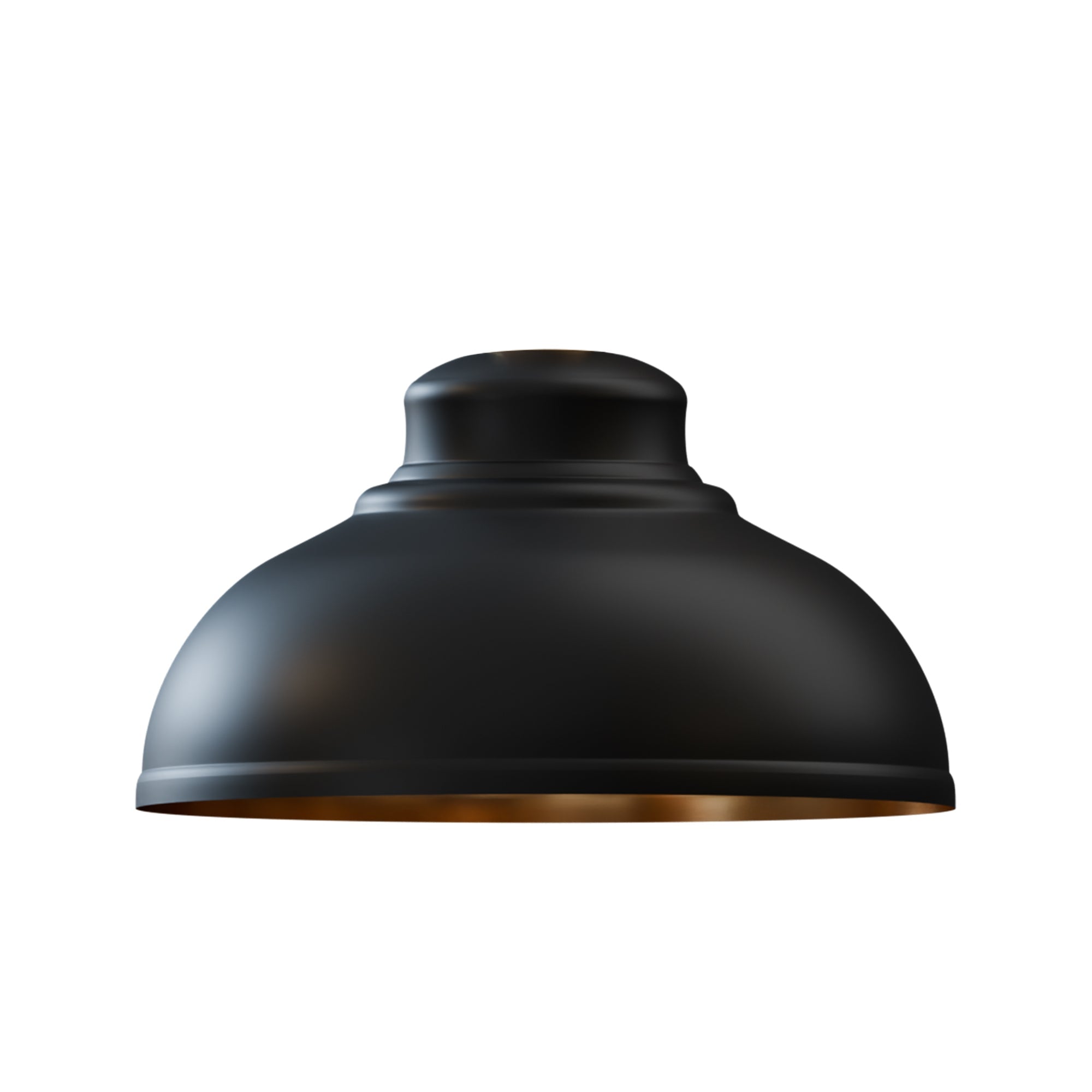 Black Gold Industrial Metal Ceiling Lamp Shade, Vintage Retro Easy-Fit