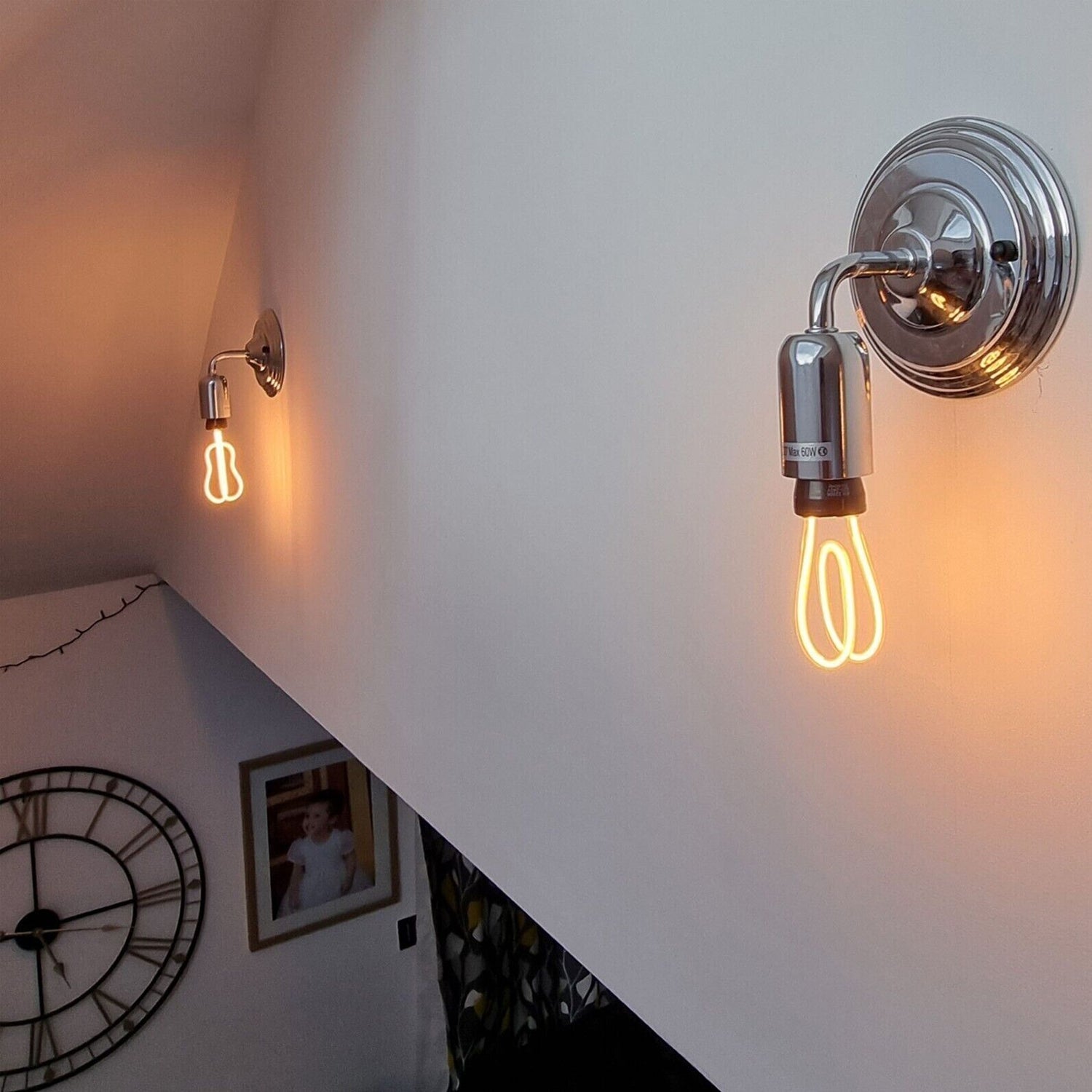140mm Single Outlet Metal Front Fitting Ceiling Rose for Pendant Light