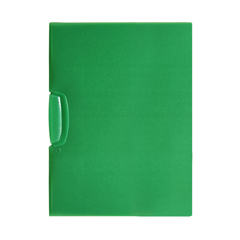 4-Pack A4 Plastic Report Covers with Front Swing Clip Document Folders