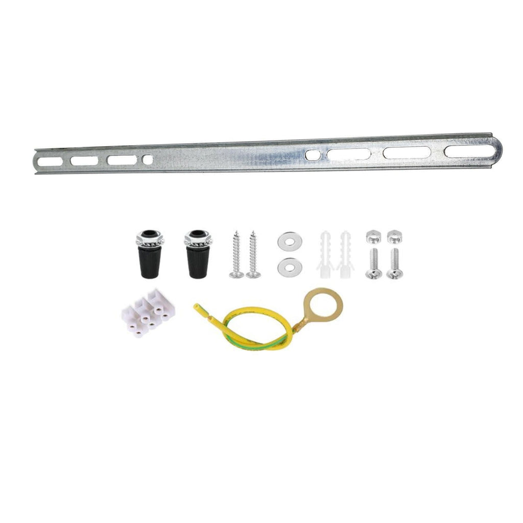 Sturdy Metal Ceiling Light Plate Front Fitting Mounting Bracket Kit Accessories Silver