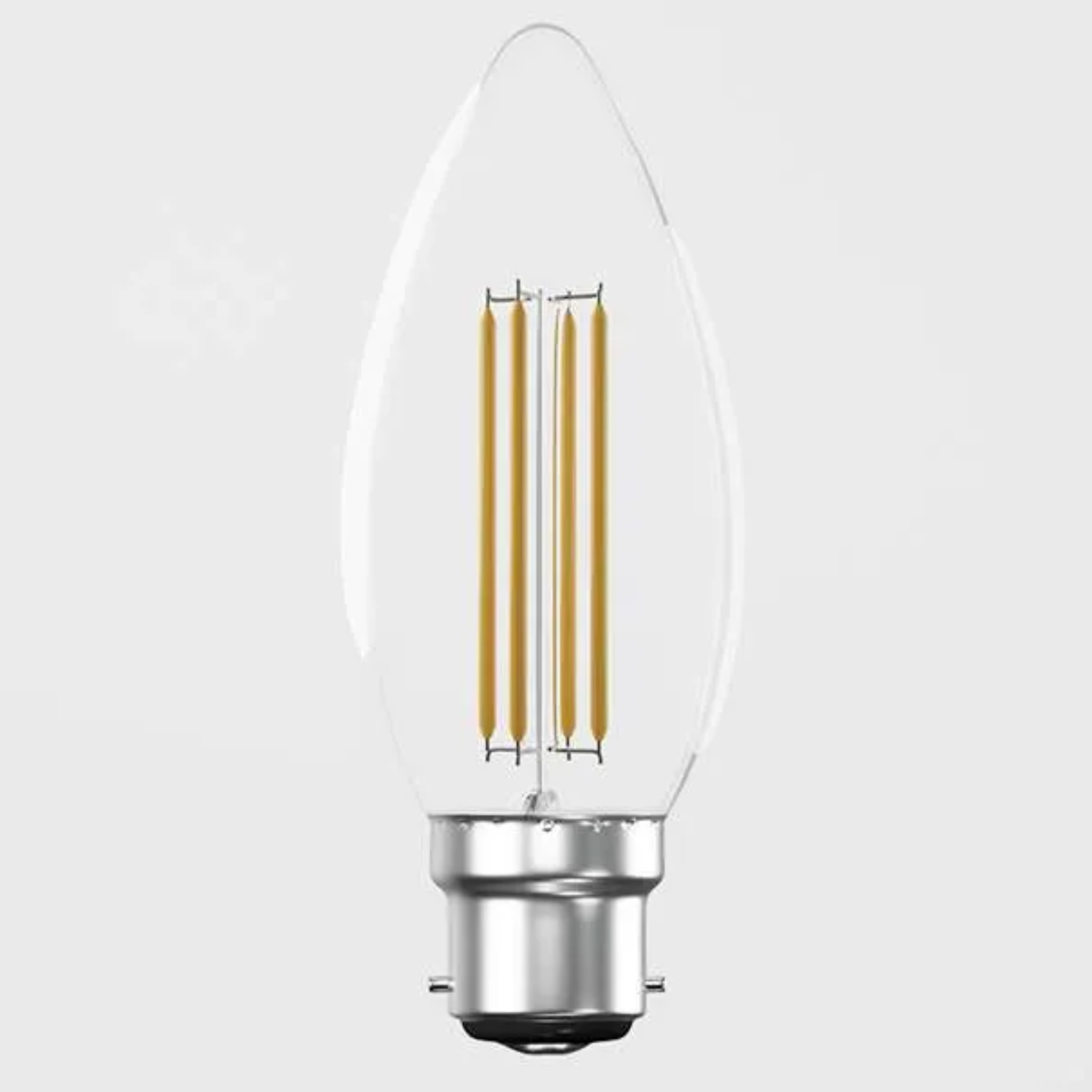 Energy-Efficient B22 LED Filament Candle Bulbs, Warm/Cool White, Long Lifespan