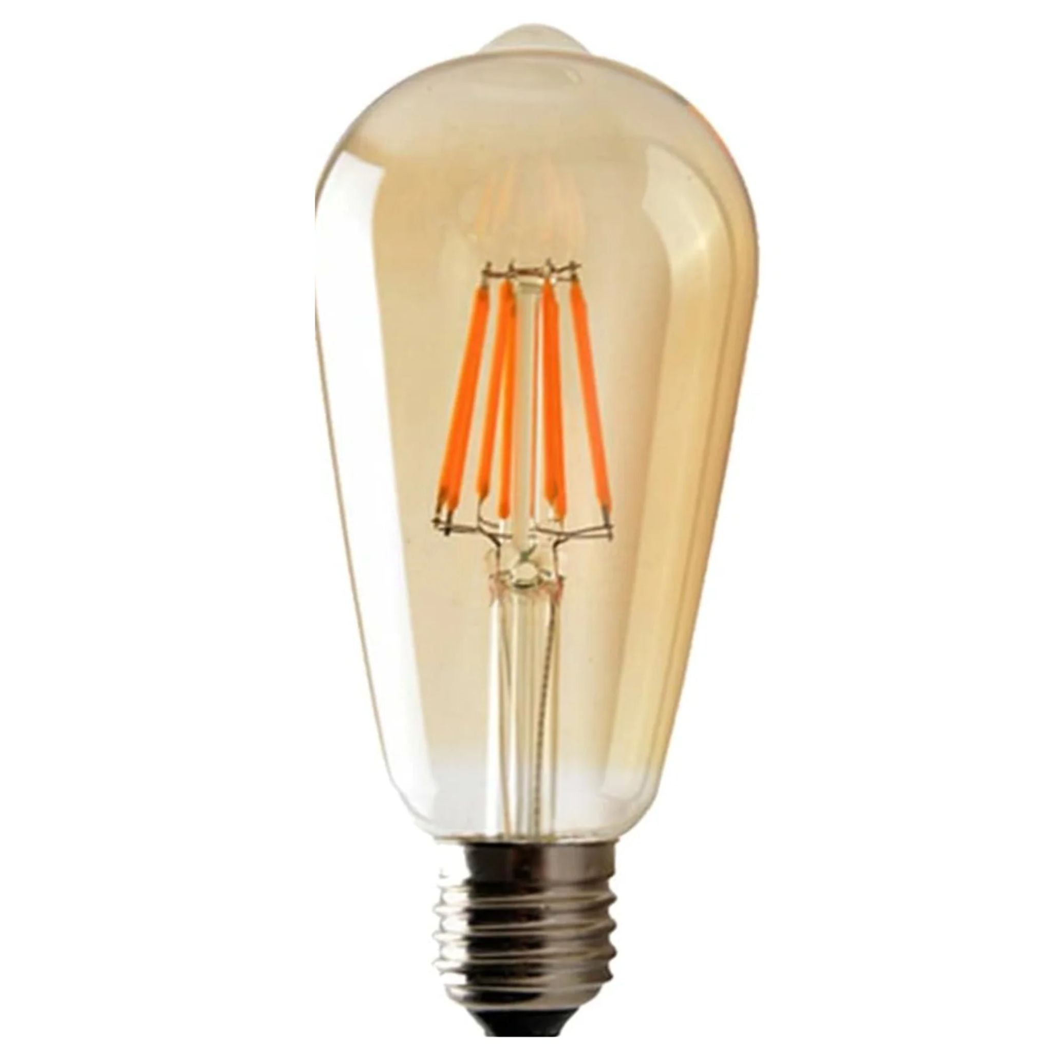 Vintage ST64 E27 4W Dimmable LED Filament Edison Bulb, Warm White