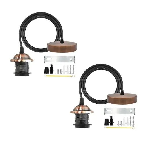 Industrial Metal E27 Adjustable Ceiling Pendant Light Hanging Fixture