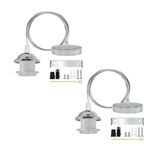 Industrial Metal E27 Adjustable Ceiling Pendant Light Hanging Fixture