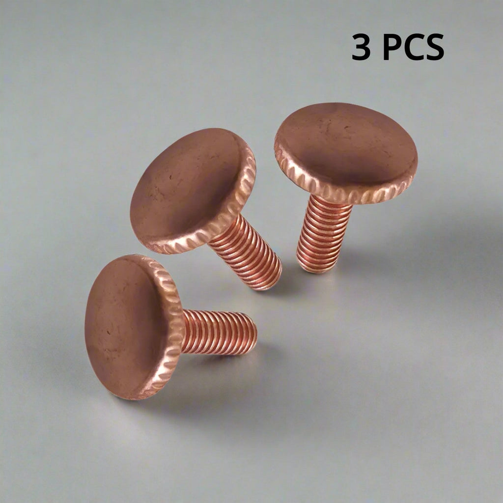Durable 3-Pack M4 x 12mm Pan Head Hand Tightening Thread Screws for Quick Assembly
