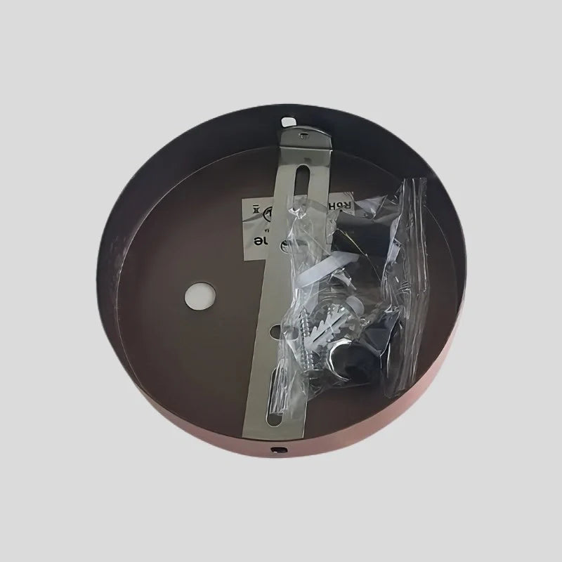 Modern Metal Ceiling Rose Cover, 5-Inch Round, Multiple Finishes