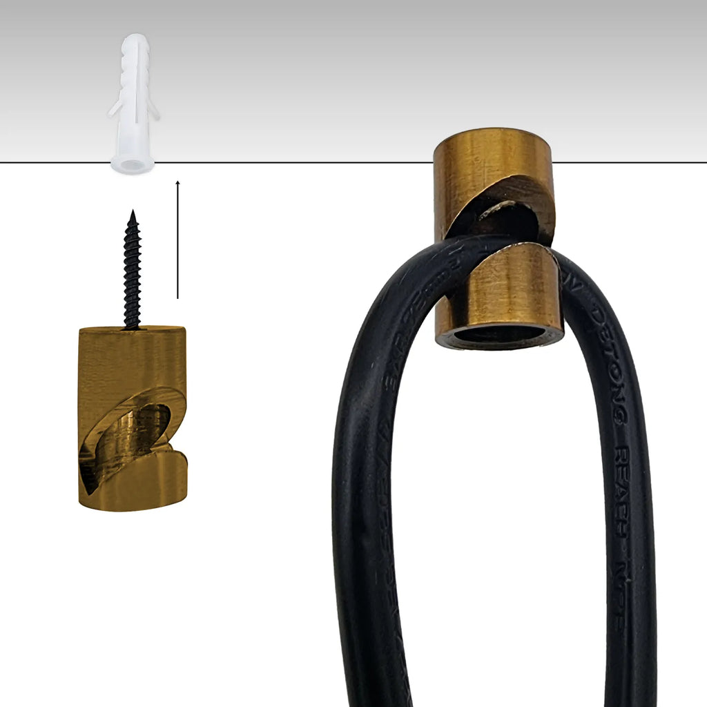 Durable Metal V-Hook Cable Clip for Pendant and Spider Lights