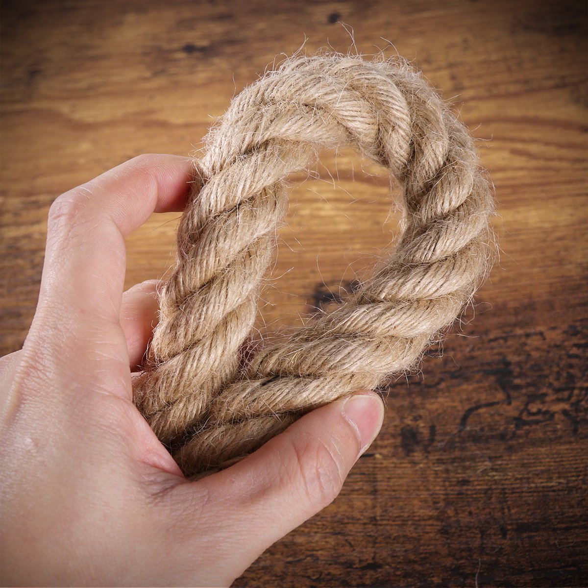 Vintage Industrial Loft Style Hemp Rope 3head cluster Ceiling Pendant Light Lamp~2711