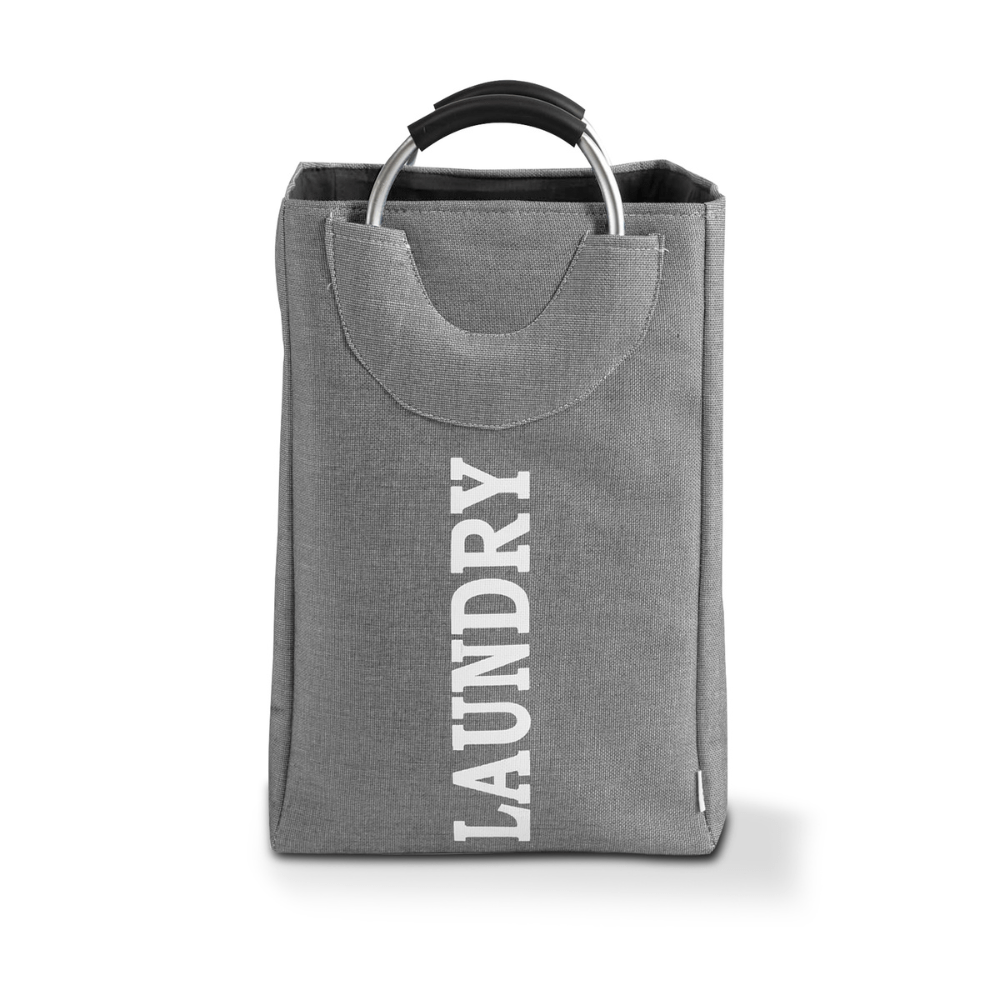 Heavy-Duty Foldable Fabric Laundry Bag with Sturdy Aluminum Handles