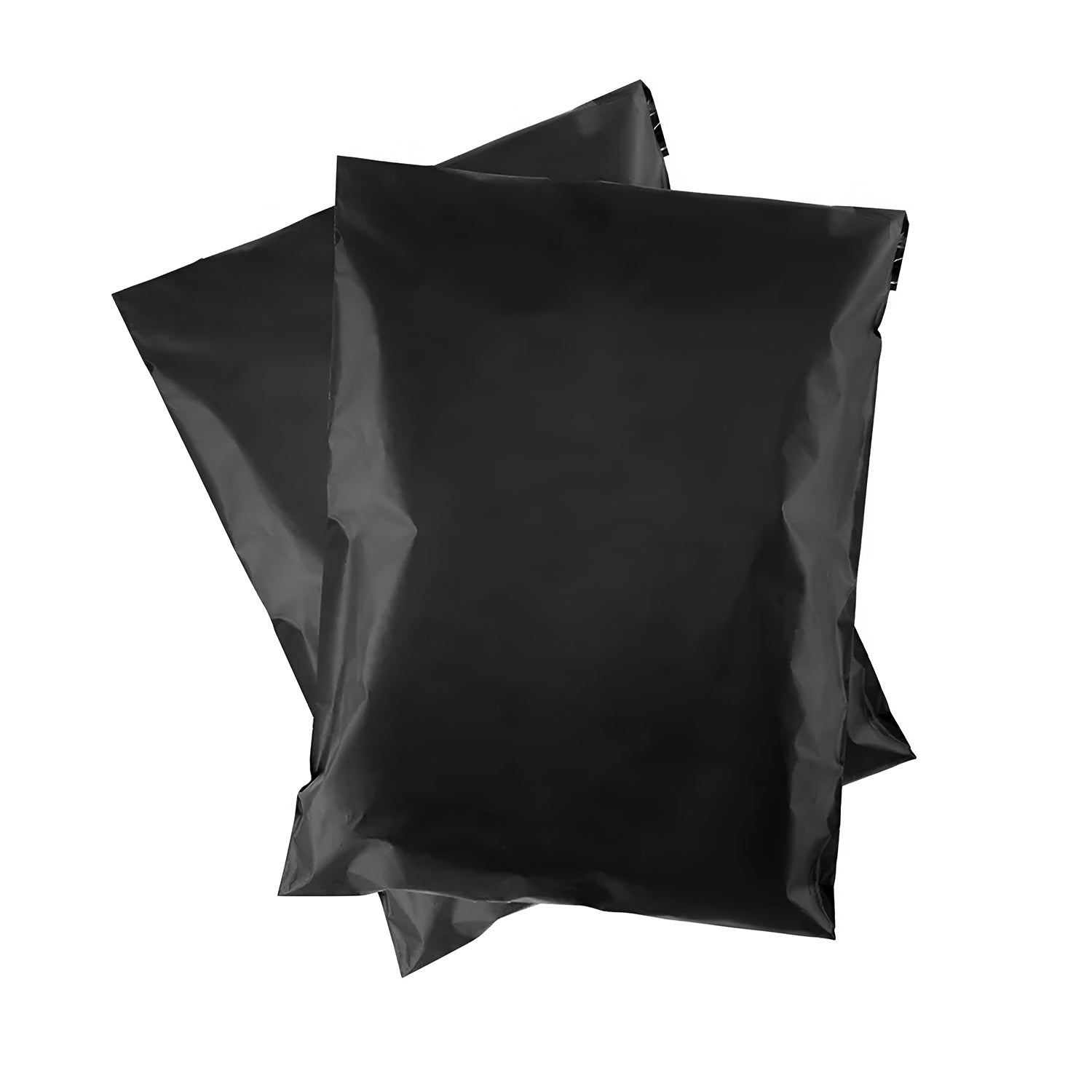 Durable Black Poly Mailer Shipping Bags with Self-Sealing Closure for Secure Packaging