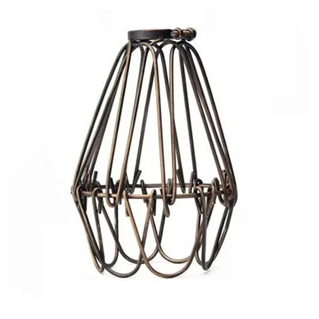 Stylish Vintage Industrial Metal Wire Cage Pendant Light Lampshade