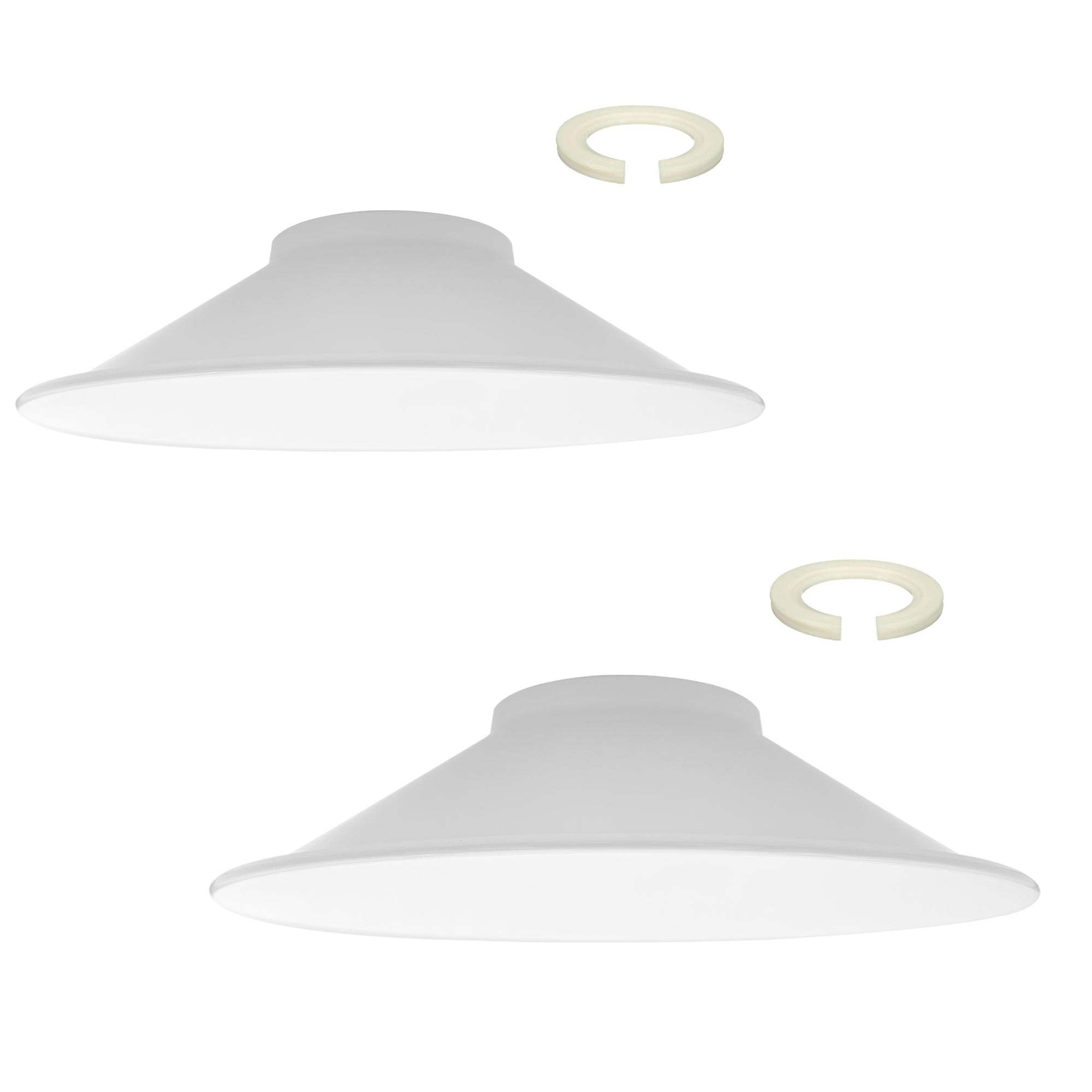 Easy Fit Retro Industrial Metal Cone Lamp Shade for Modern Interiors