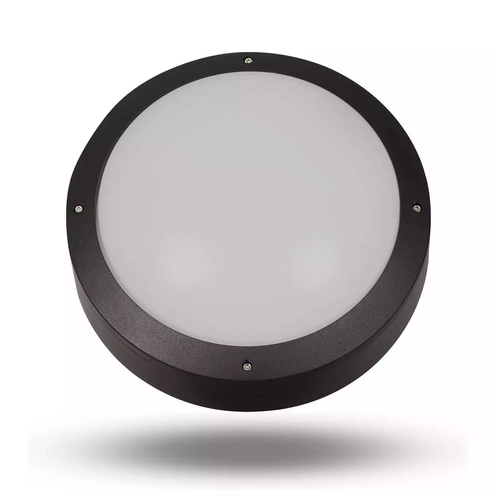 Modern Round LED Wall Sconce, IP54 Indoor Outdoor Up Down Illumination Fixture