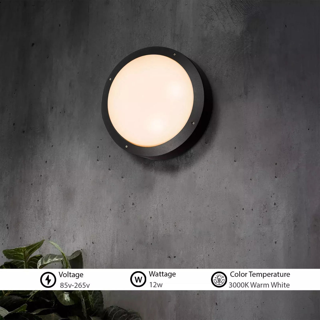 Modern LED Wall Sconce IP54 Indoor/Outdoor Light Fixture ~5981