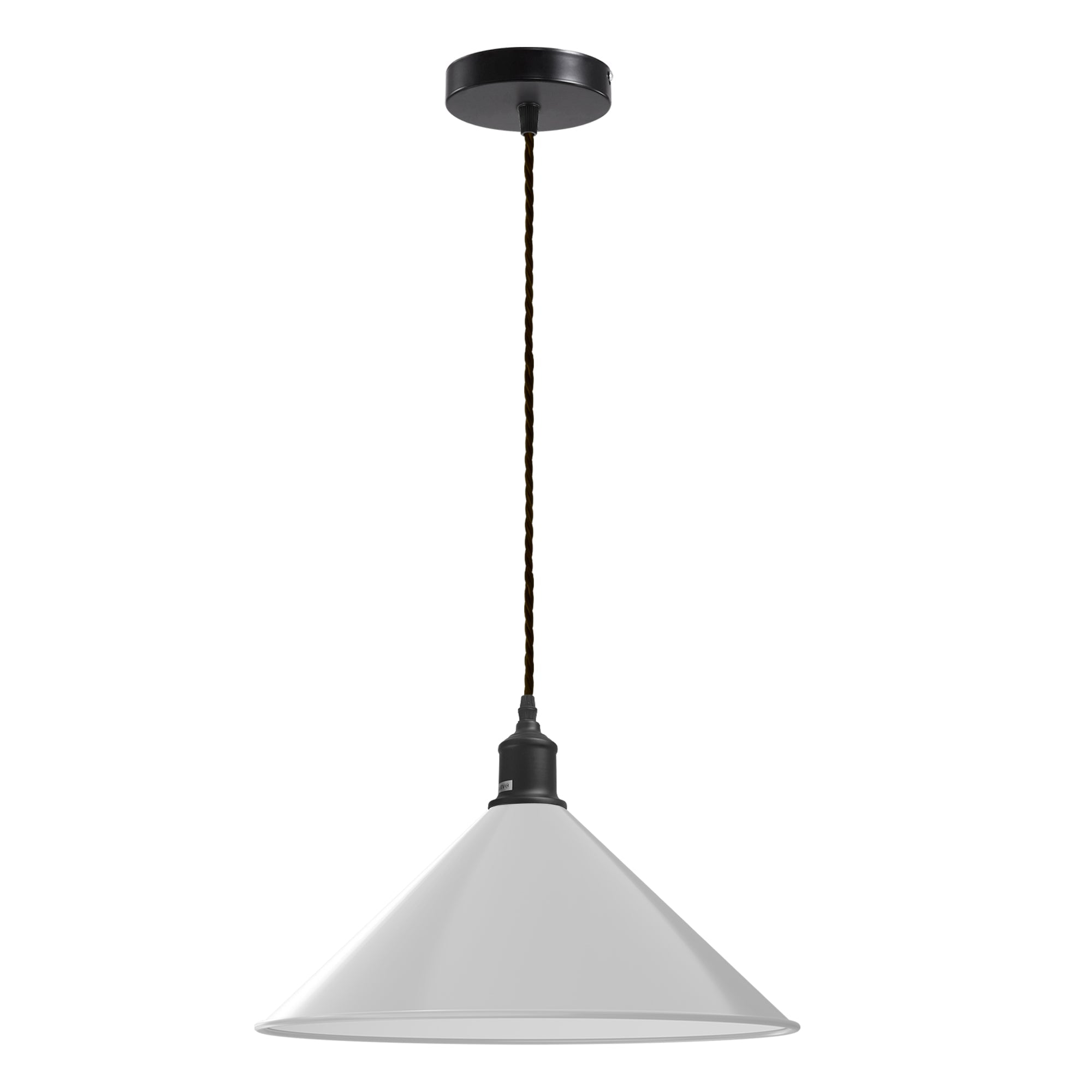 Adjustable Metal Shade Single Head Hanging Pendant Light for Modern Spaces