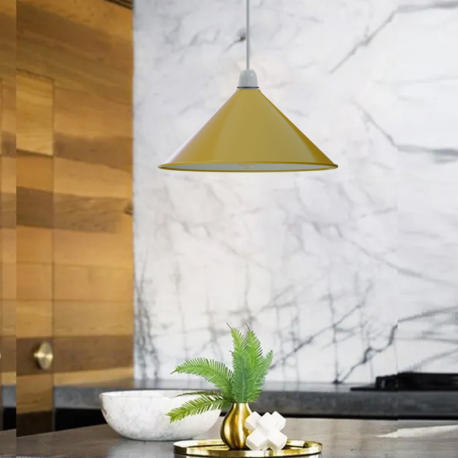 Chic Vintage Industrial Metal Cone Lampshade for Modern Home Lighting Decor