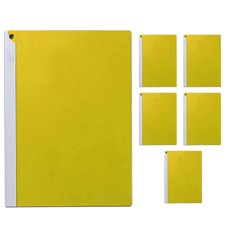 A4 Letter Size Rotating Lever Report Folder 6-Pack for School Office Business