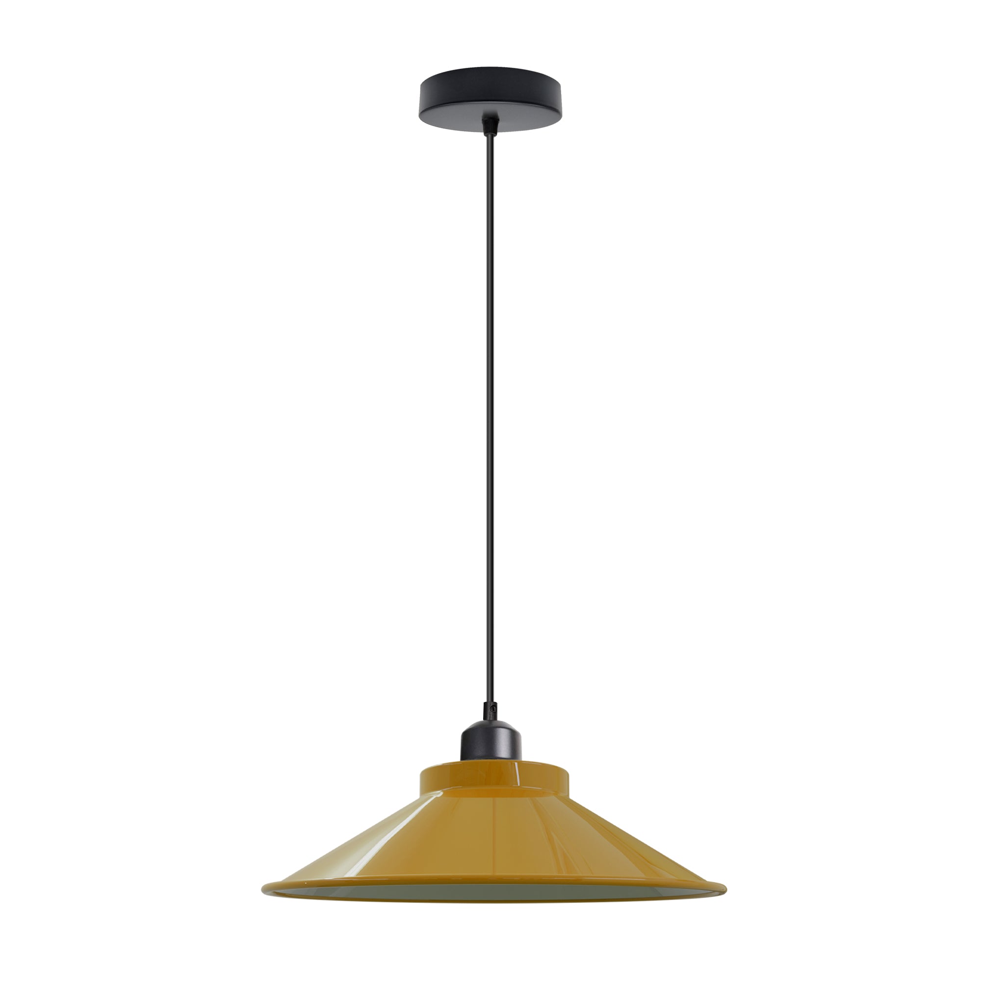 Adjustable Vintage Metal Single Head Hanging Pendant Light with E27 Socket
