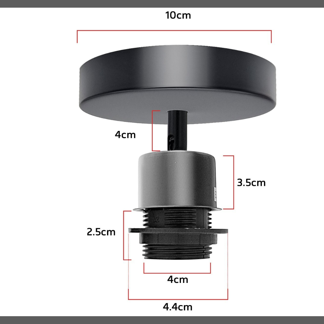 Modern Adjustable Flush Mount Ceiling Light Indoor E27 Lamp Fittings ~6127
