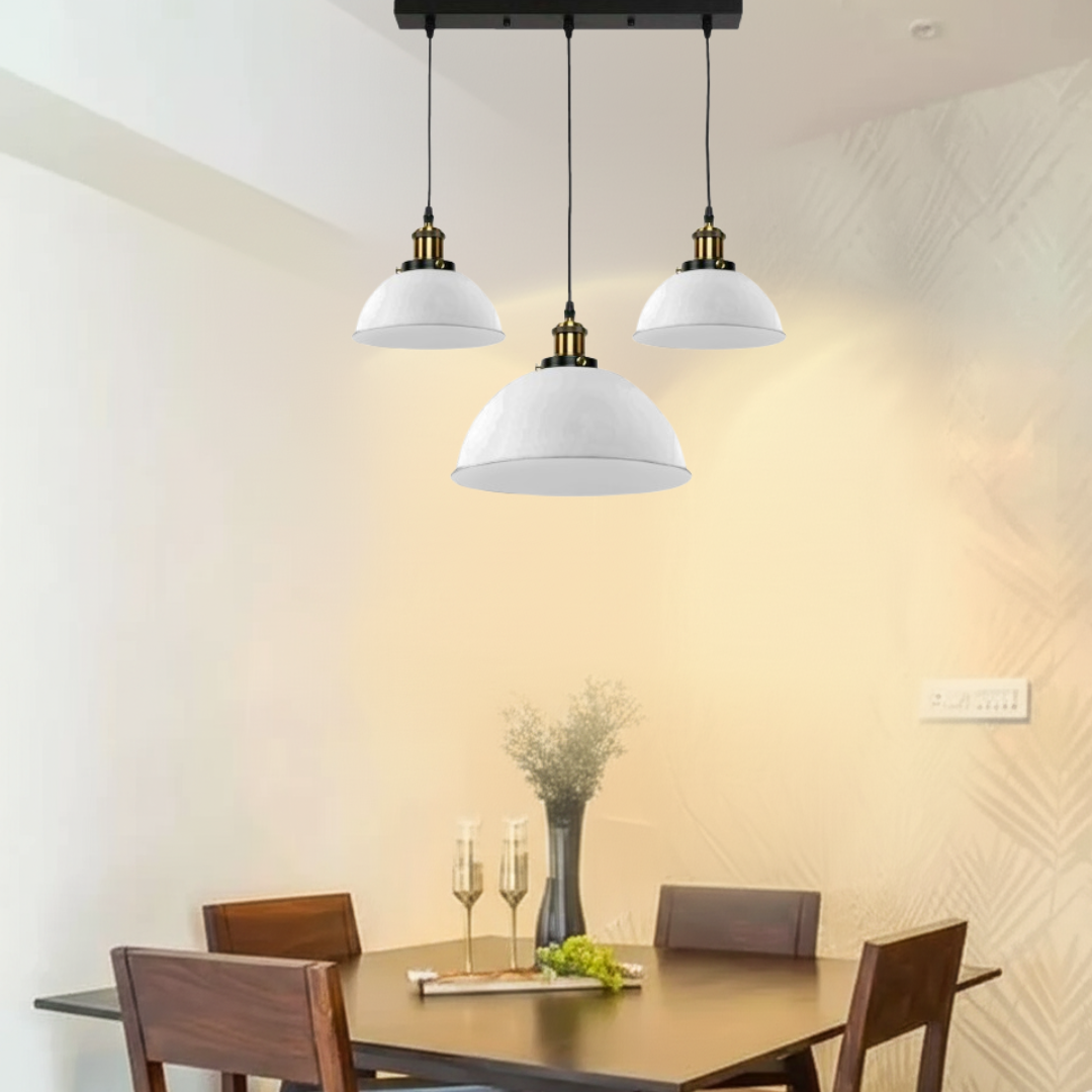 Modern 3 head Pendant Light fixture  in Dome shape~6205