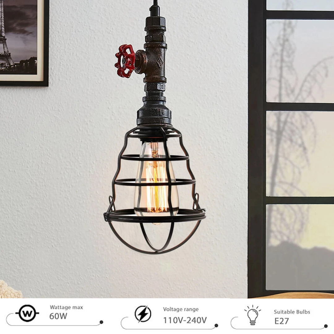 Vintage Pipe Pendant Lamp Holder Fitting Light fixture~6206