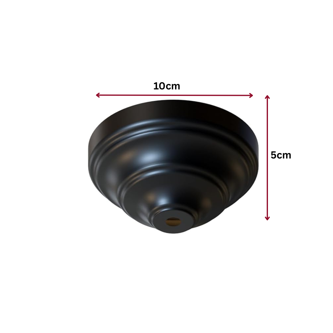 Vintage Metal Ceiling Rose Front Fitting for Pendant Lights, Easy Install Design