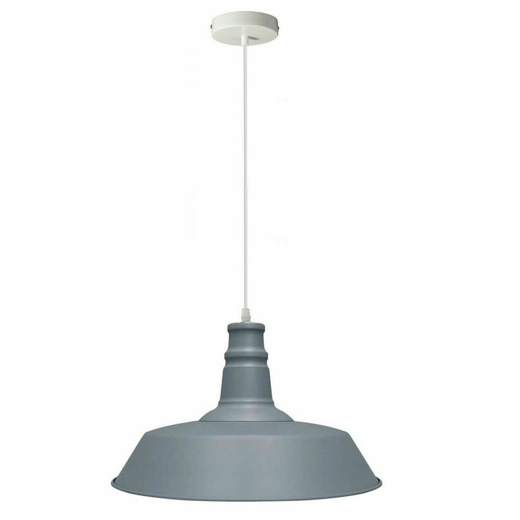 Modern Metal Bowl Shade Pendant Light Fixture Adjustable Hanging Lamp Decorative