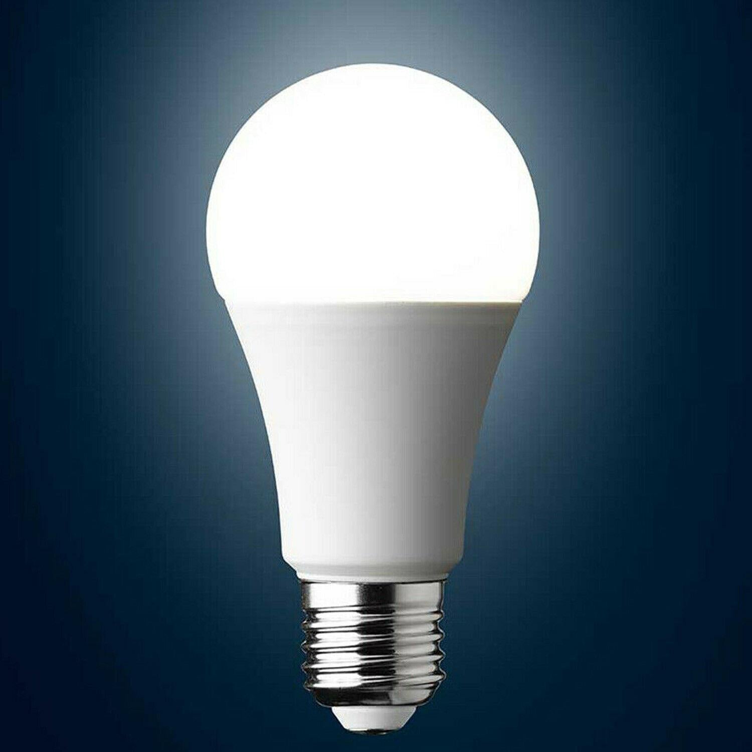 Energy-Saving A60 E27 25W LED Bulb, 6000K Daylight White GLS