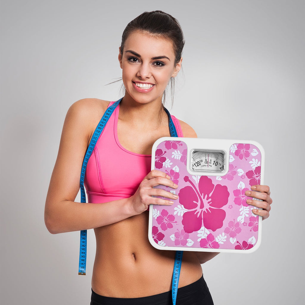 Accurate Mechanical Analog Bathroom Scale with Easy-Read Rotating Dial