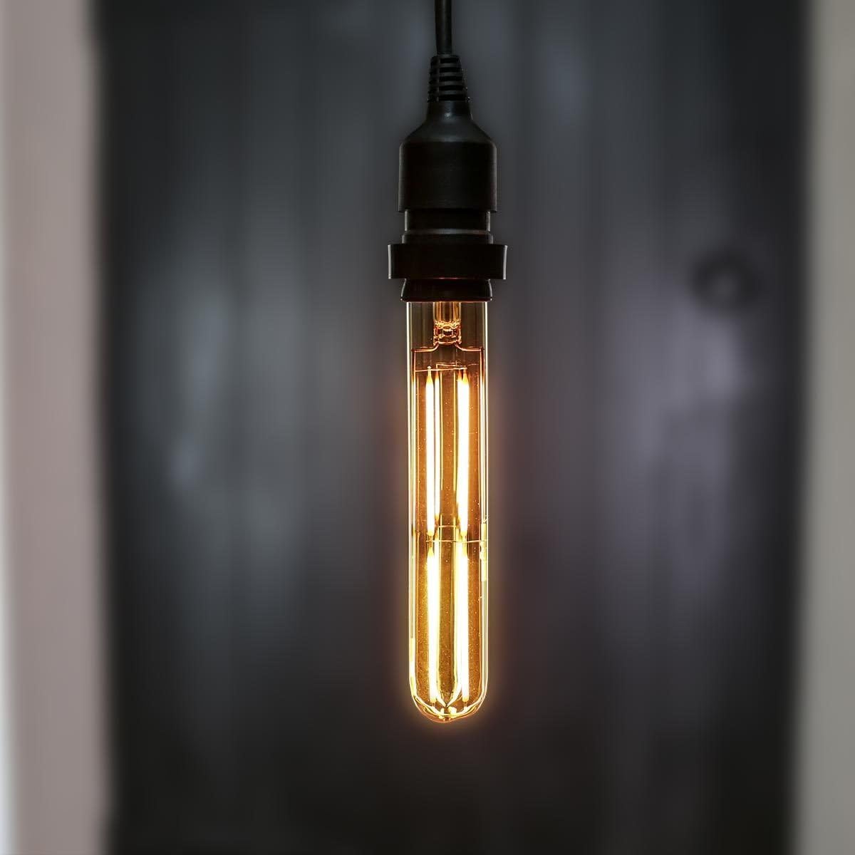 Vintage Edison LED B22 Dimmable Filament Bulb - Energy Saving Amber Glass