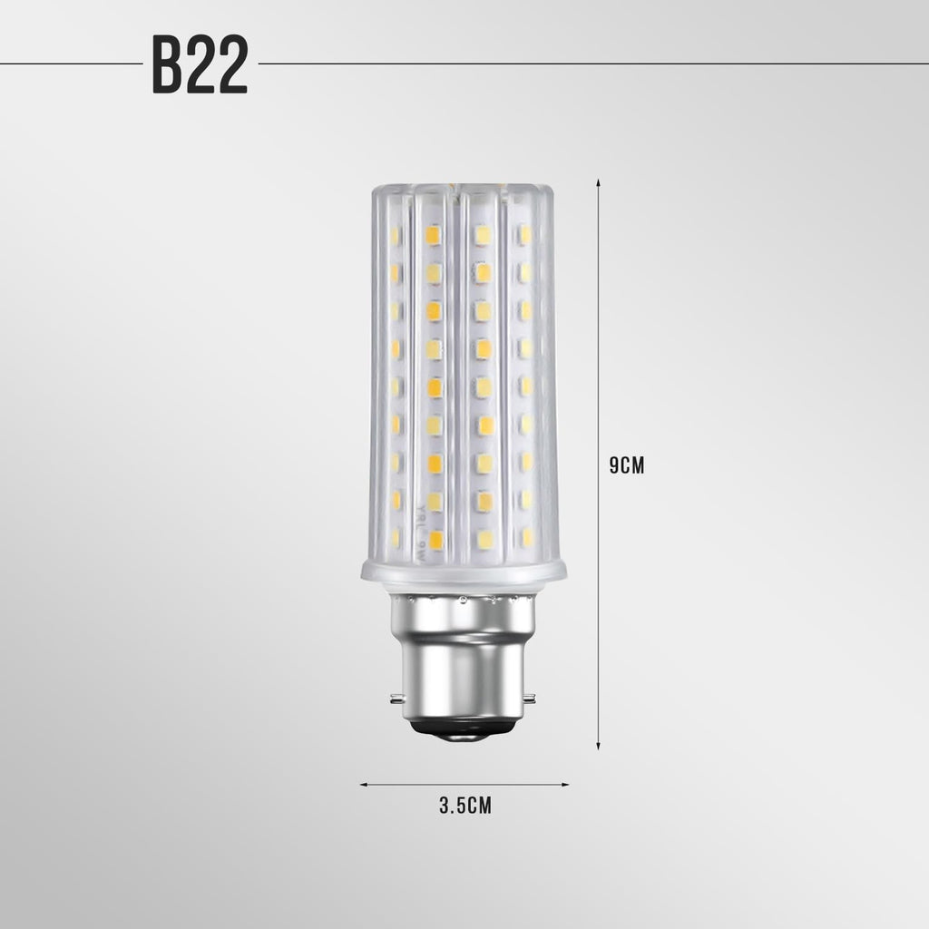 Flicker-Free B22 LED Bayonet Bulb, 14W Energy Efficient Multi-Color Temperature Home Lighting