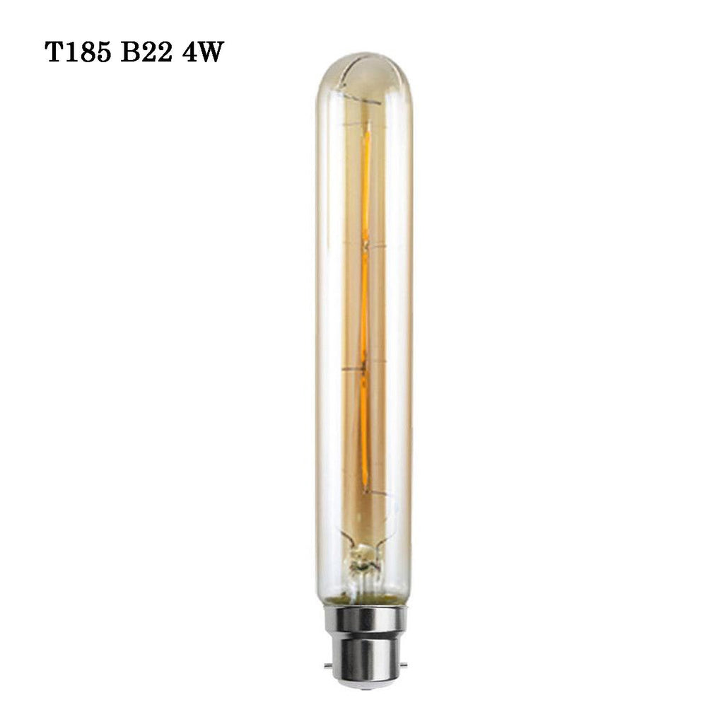 Vintage Amber Glass LED Filament Bayonet Bulb B22 Base Dimmable Warm White Light