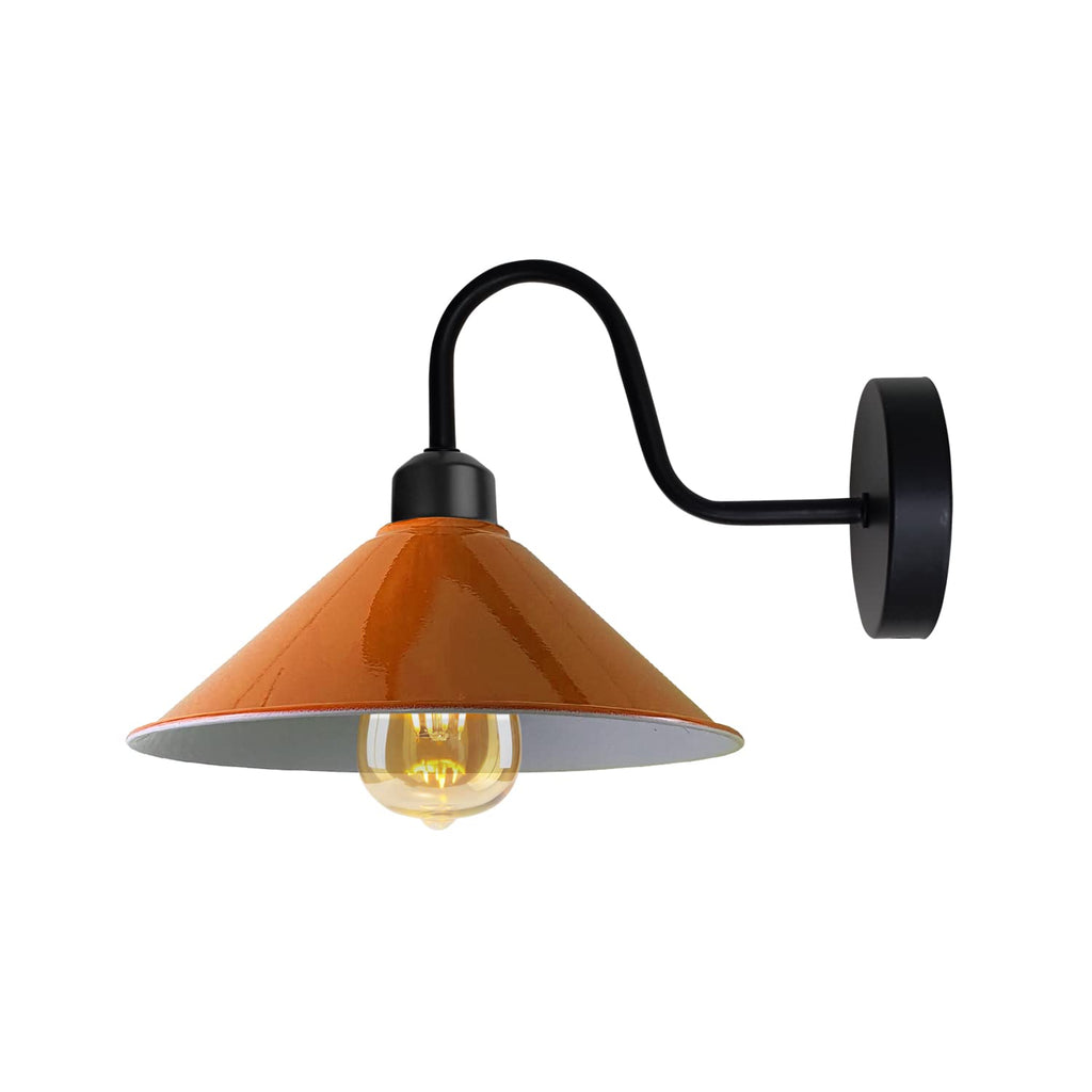 Vintage Industrial Swan Neck Wall Sconce E27 Retro Metal Light Fixture