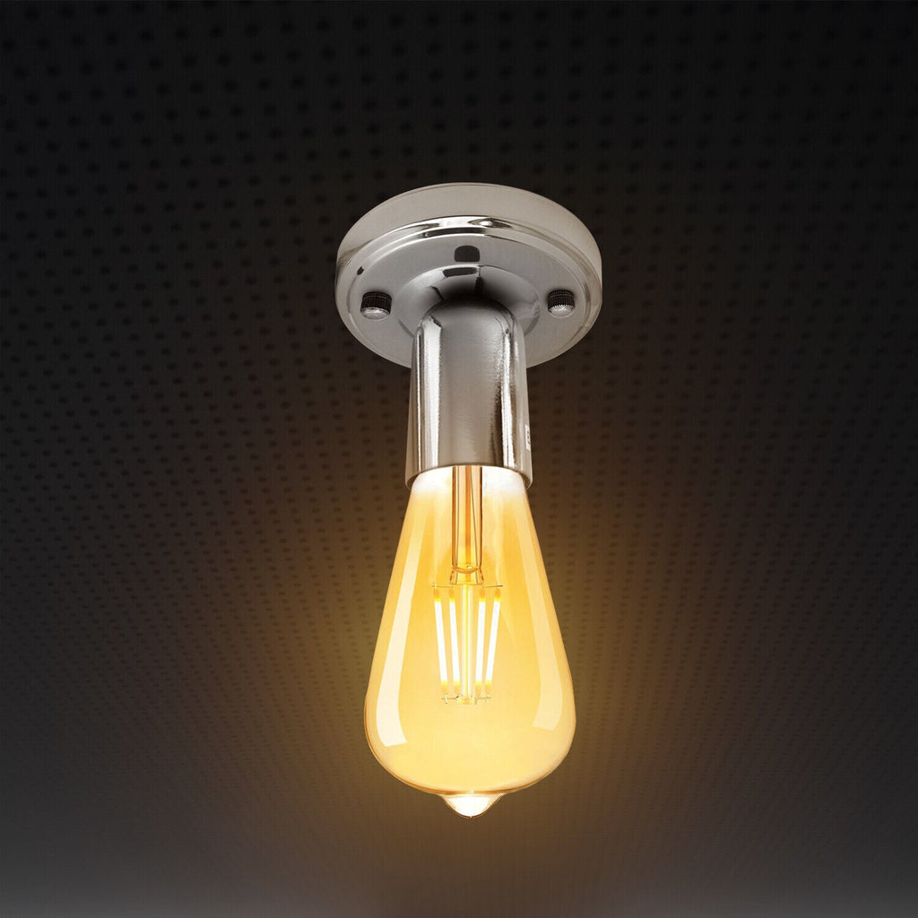 LEDSone Retro Industrial Flush Mount Ceiling Lamp for Chic Home Lighting
