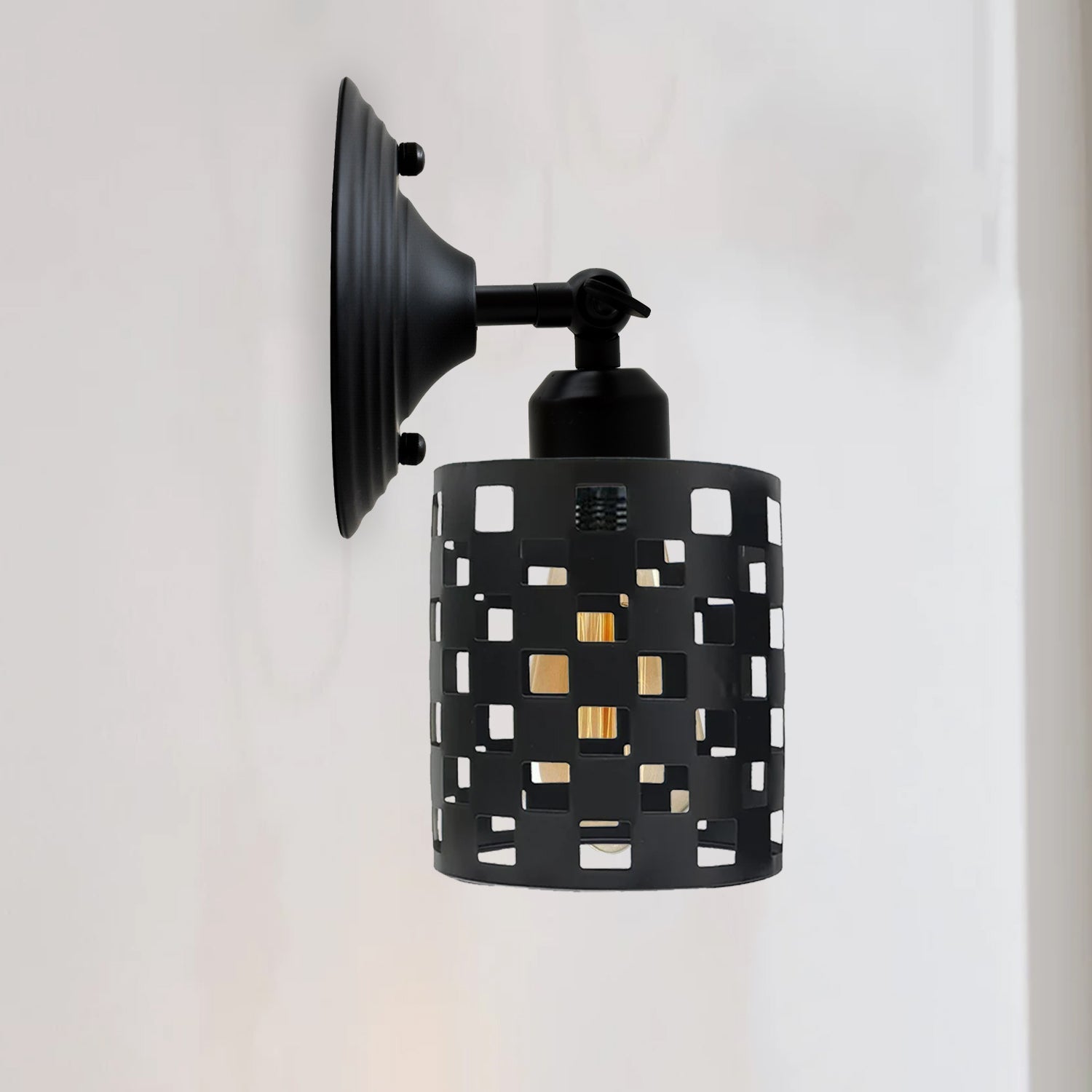 Modern Industrial Black Adjustable Arm Wall Light Fixtures Hallway ~1237