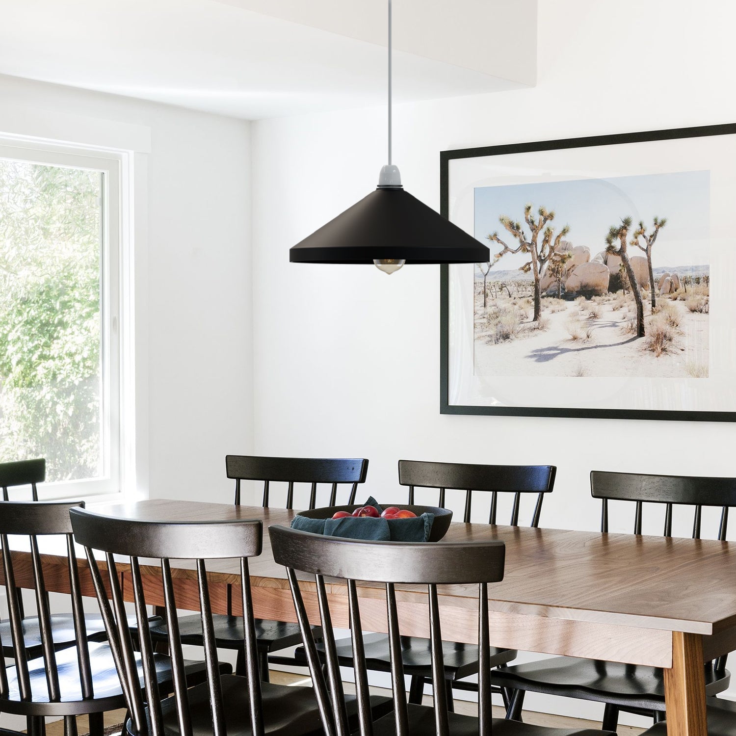 Vintage Style Easy Fit Metal Cone Industrial Pendant Lamp Shade