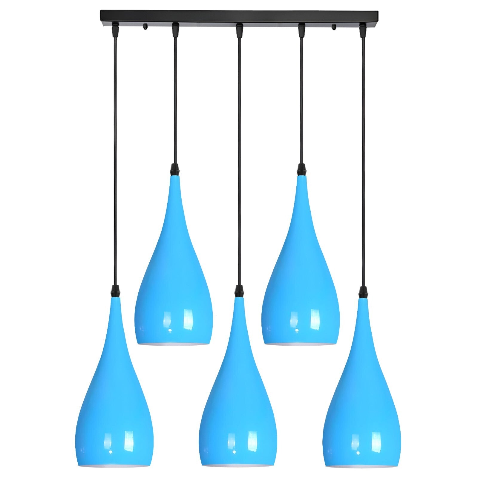 5 Way Ceiling Pendant Light Industrial Hanging Lamp ~6108