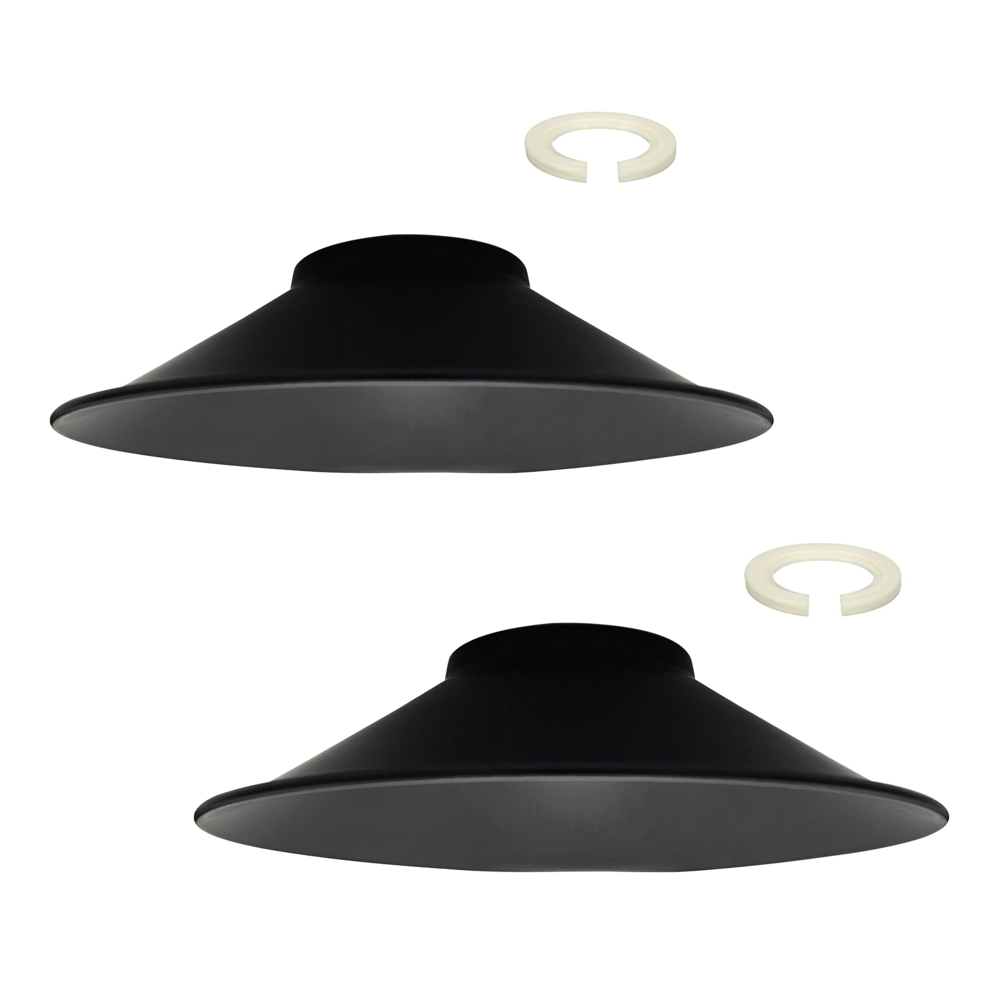 Easy Fit Retro Industrial Metal Cone Lamp Shade for Modern Interiors