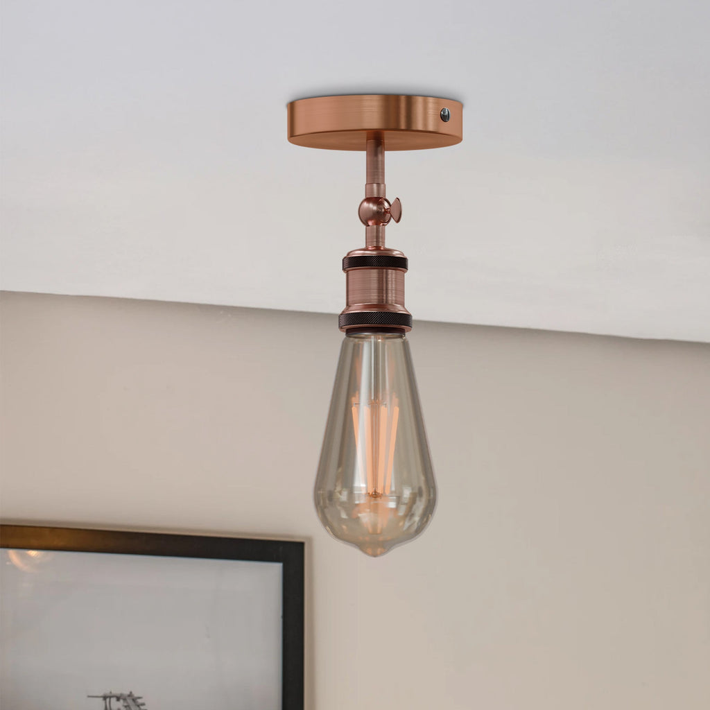 Retro Vintage Industrial Flush Mount Ceiling Light ~6134