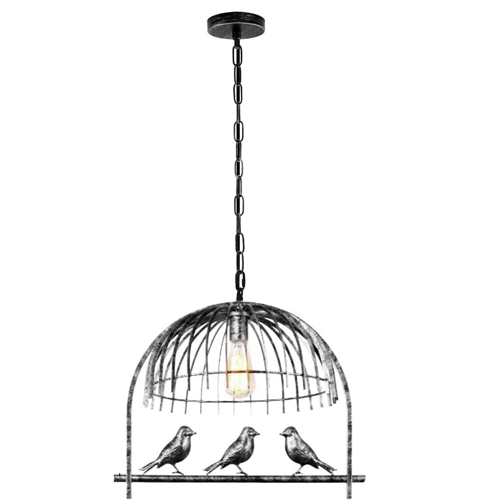 Industrial Bird Cage Loft Pendant Chandelier Light Fixture Vintage Style