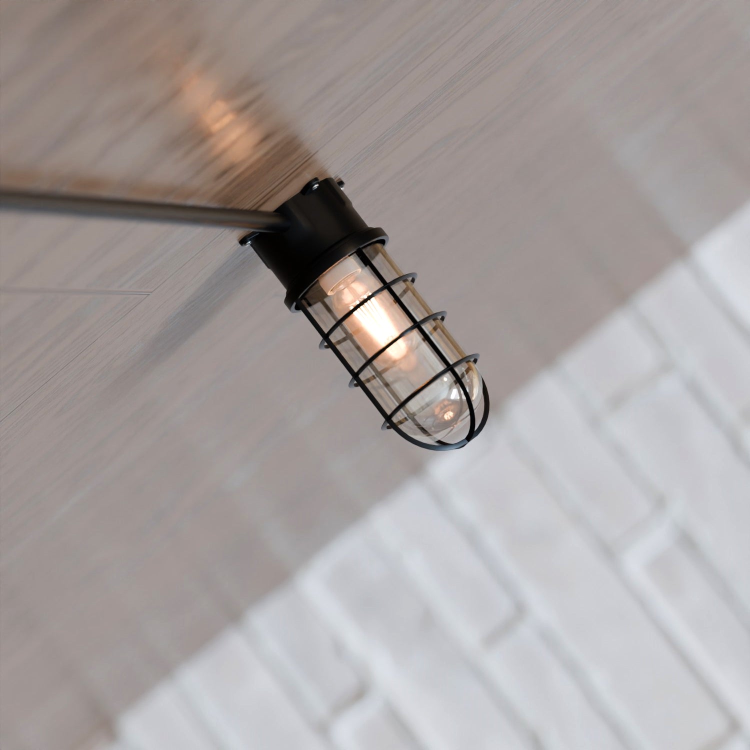 Retro Oval Bulkhead Cage Wall Ceiling Mount Fitting Light ~5525