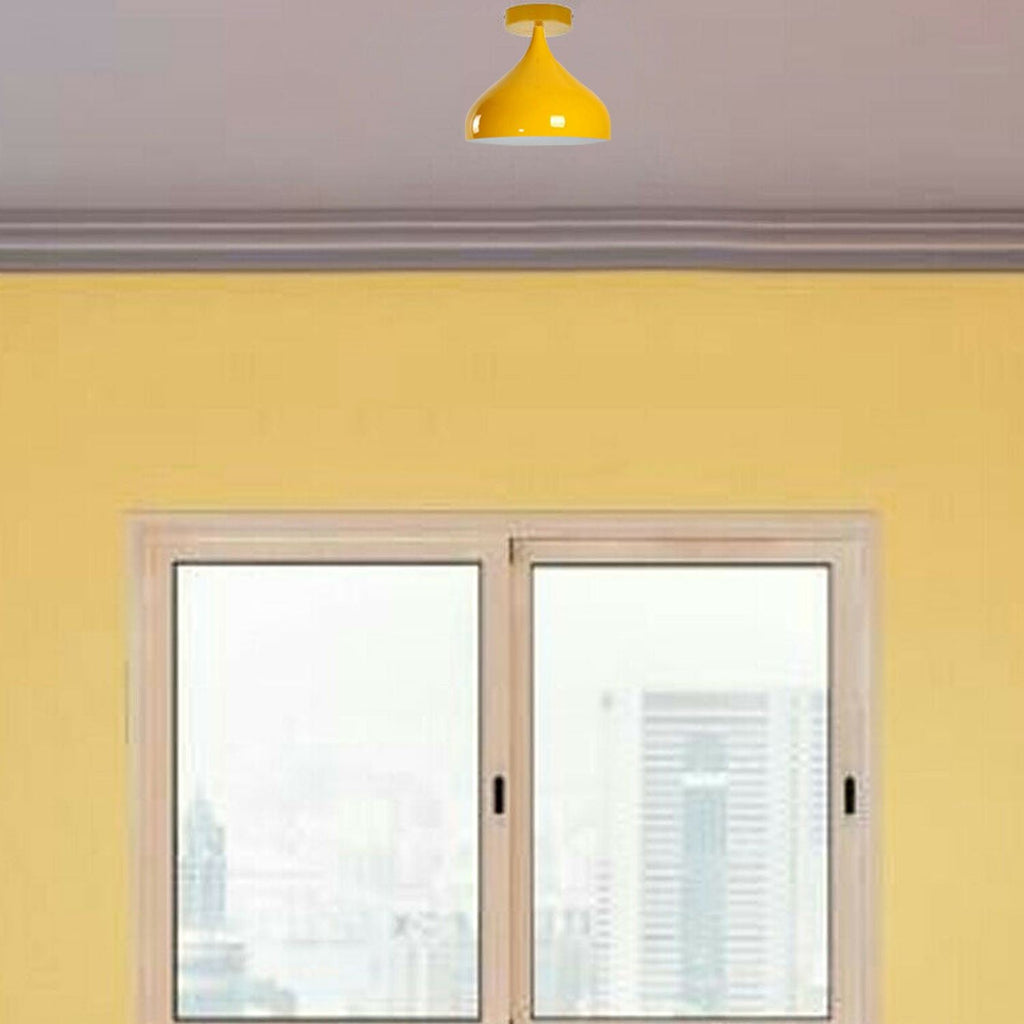 Industrial Vintage Metal Pendant Light Fixture, E27 Base, Loft Style Ceiling Lamp