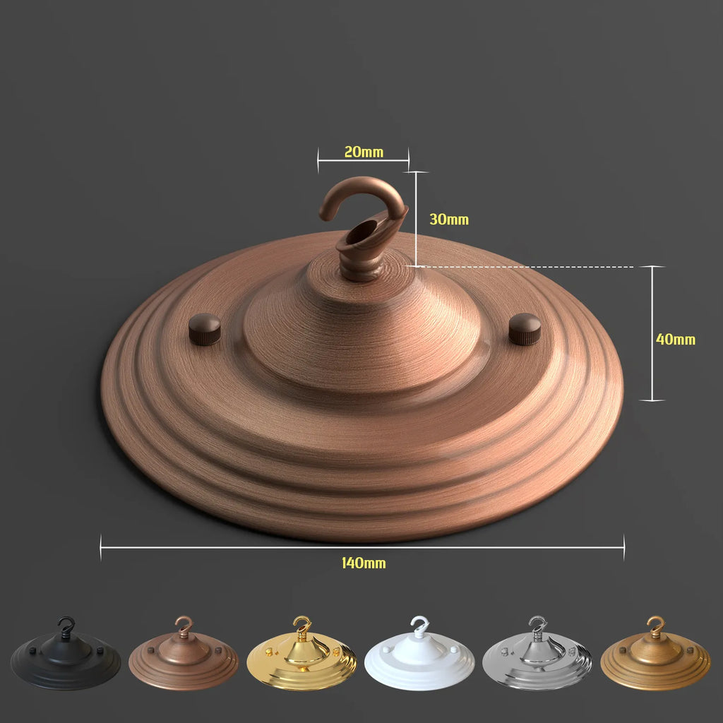 Ceiling Hook Plate Light Fitting Chandelier 140mm ~5822